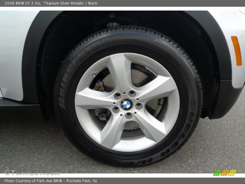 Titanium Silver Metallic / Black 2008 BMW X5 3.0si