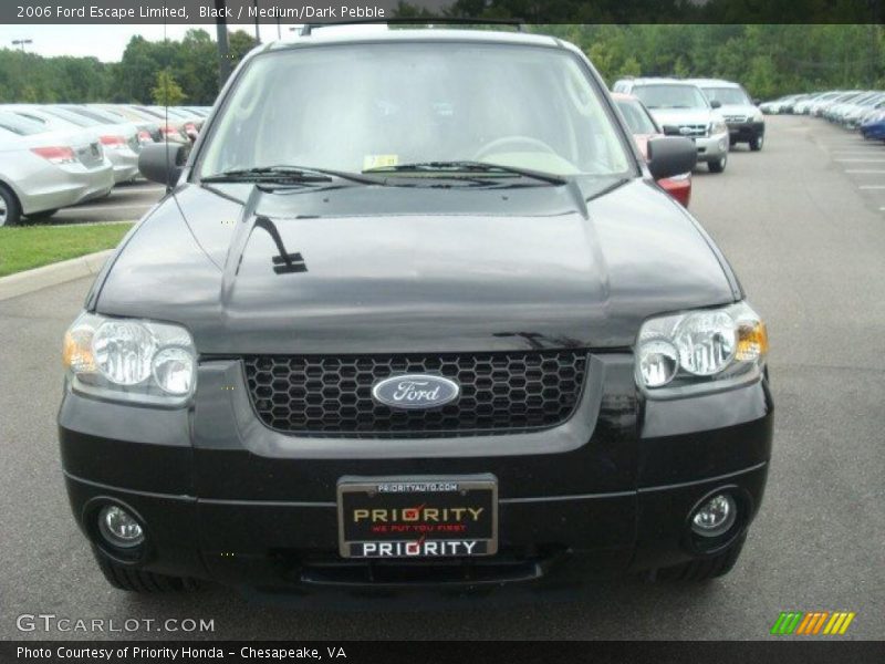 Black / Medium/Dark Pebble 2006 Ford Escape Limited