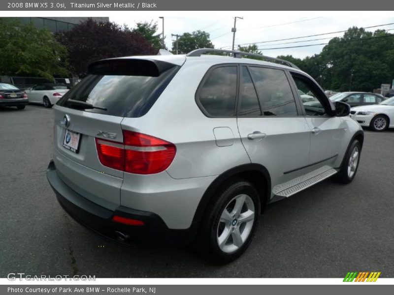 Titanium Silver Metallic / Black 2008 BMW X5 3.0si