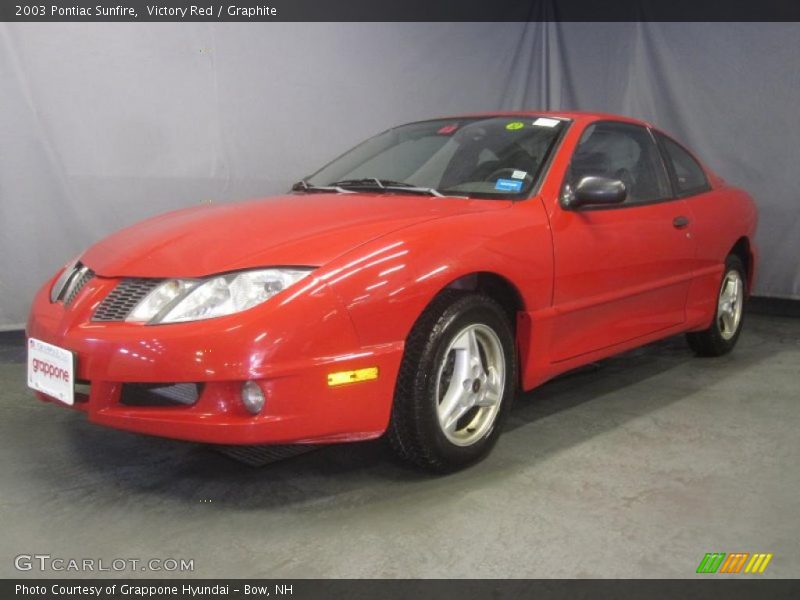 Victory Red / Graphite 2003 Pontiac Sunfire