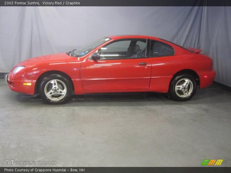 Victory Red / Graphite 2003 Pontiac Sunfire