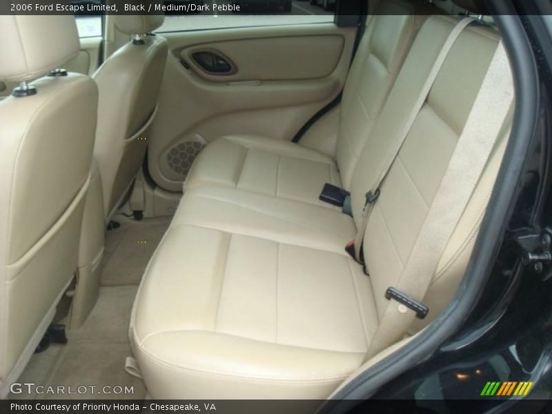 Black / Medium/Dark Pebble 2006 Ford Escape Limited
