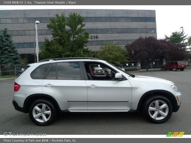 Titanium Silver Metallic / Black 2008 BMW X5 3.0si