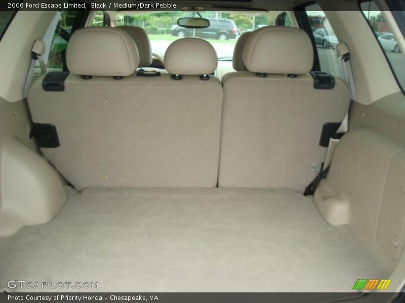 Black / Medium/Dark Pebble 2006 Ford Escape Limited