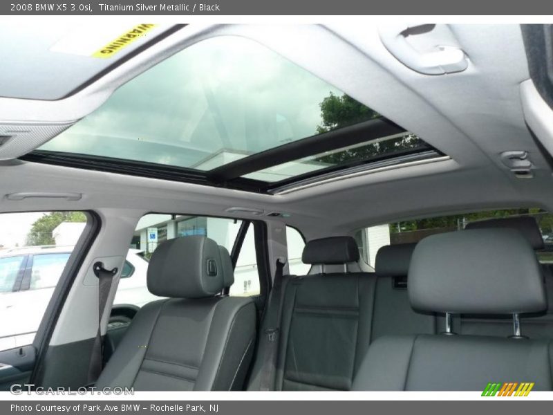 Titanium Silver Metallic / Black 2008 BMW X5 3.0si