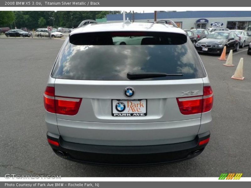 Titanium Silver Metallic / Black 2008 BMW X5 3.0si