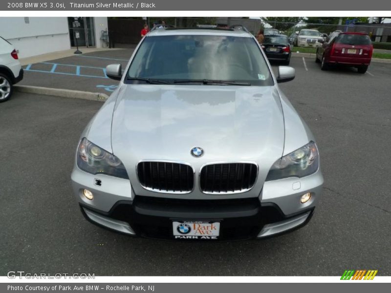 Titanium Silver Metallic / Black 2008 BMW X5 3.0si