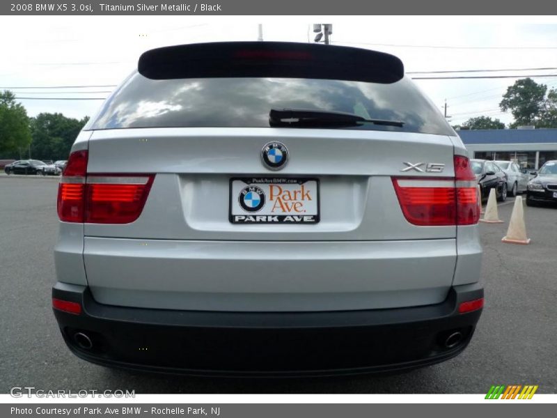 Titanium Silver Metallic / Black 2008 BMW X5 3.0si