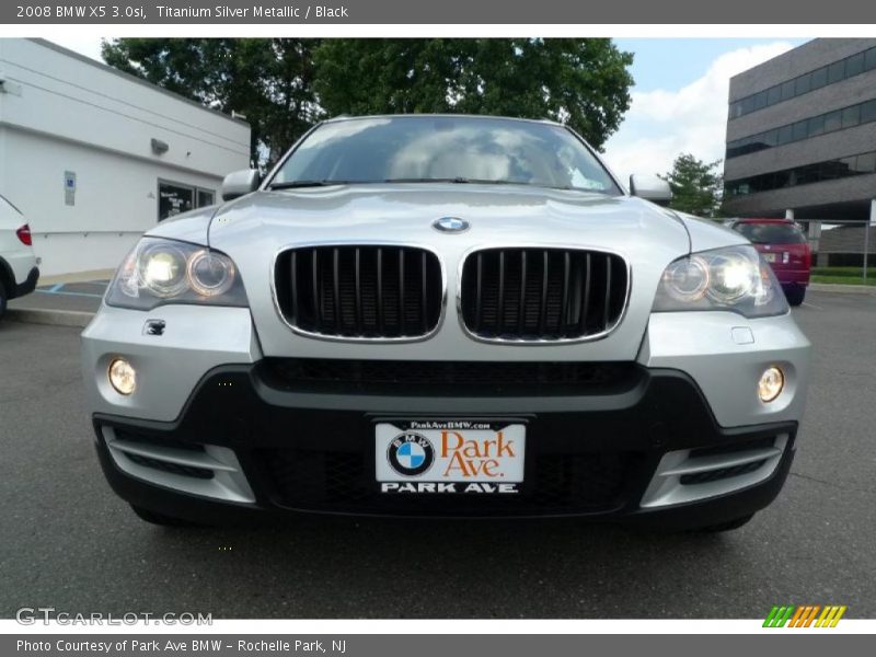 Titanium Silver Metallic / Black 2008 BMW X5 3.0si