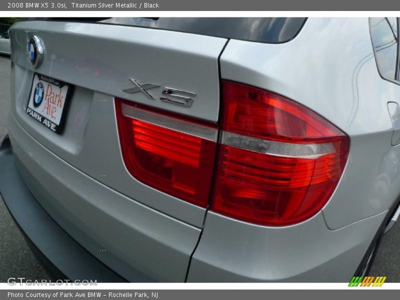 Titanium Silver Metallic / Black 2008 BMW X5 3.0si