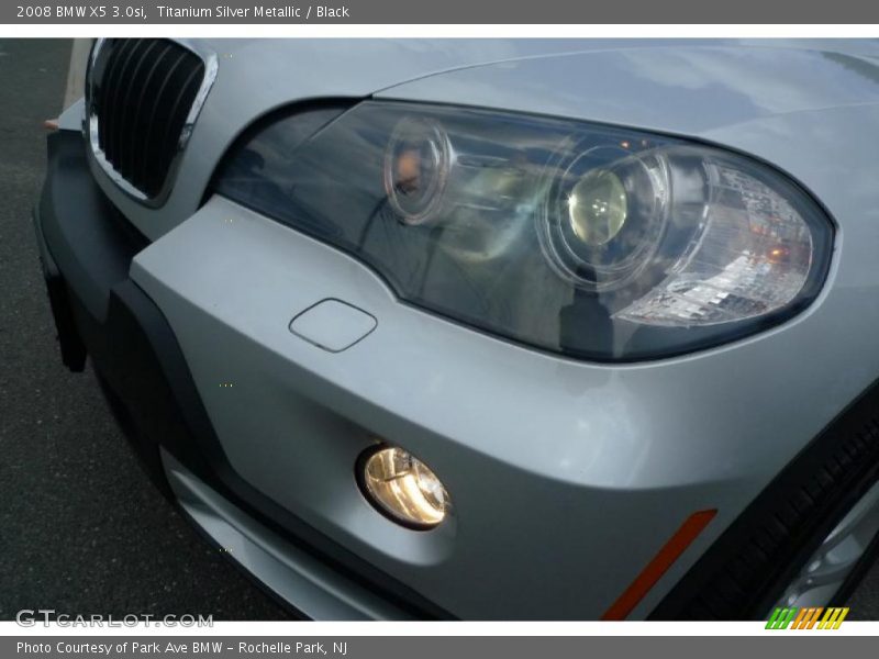 Titanium Silver Metallic / Black 2008 BMW X5 3.0si
