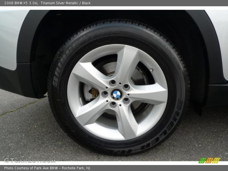 Titanium Silver Metallic / Black 2008 BMW X5 3.0si