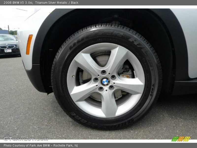 Titanium Silver Metallic / Black 2008 BMW X5 3.0si