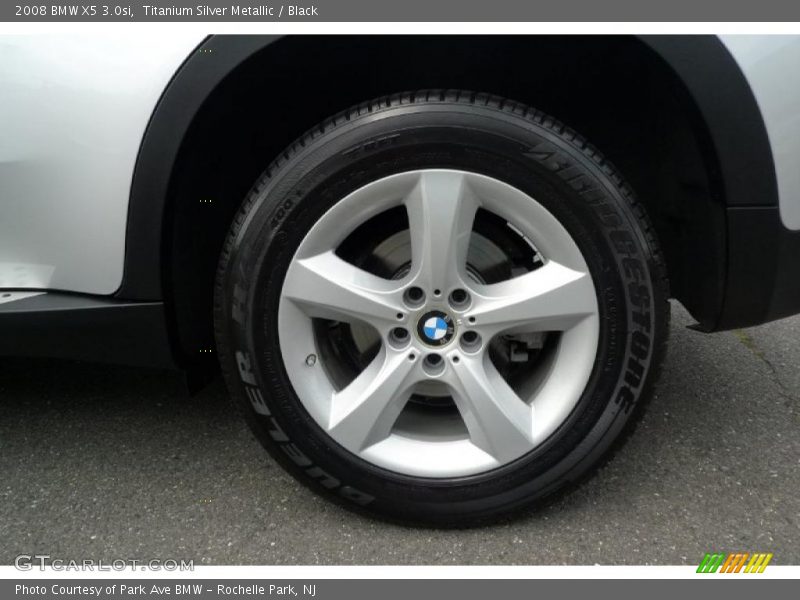 Titanium Silver Metallic / Black 2008 BMW X5 3.0si