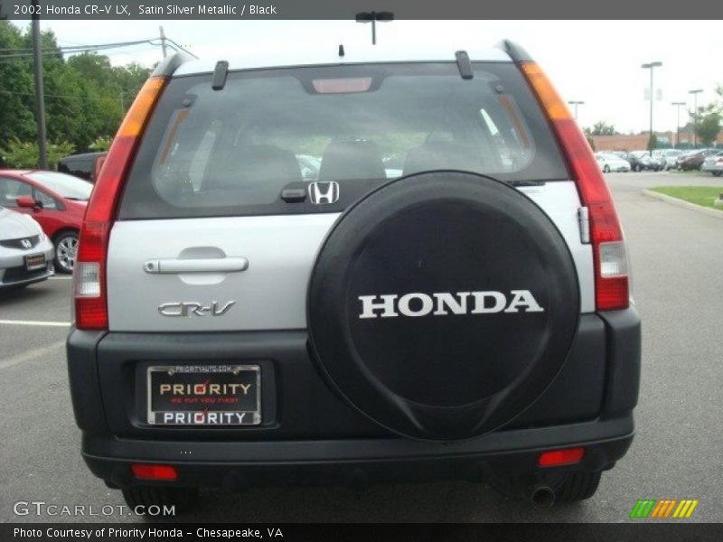 Satin Silver Metallic / Black 2002 Honda CR-V LX