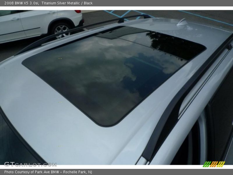 Titanium Silver Metallic / Black 2008 BMW X5 3.0si