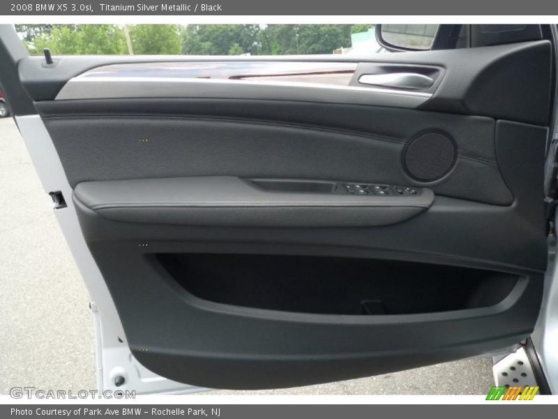 Titanium Silver Metallic / Black 2008 BMW X5 3.0si