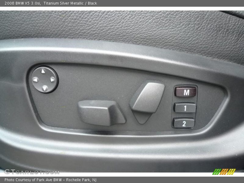 Titanium Silver Metallic / Black 2008 BMW X5 3.0si