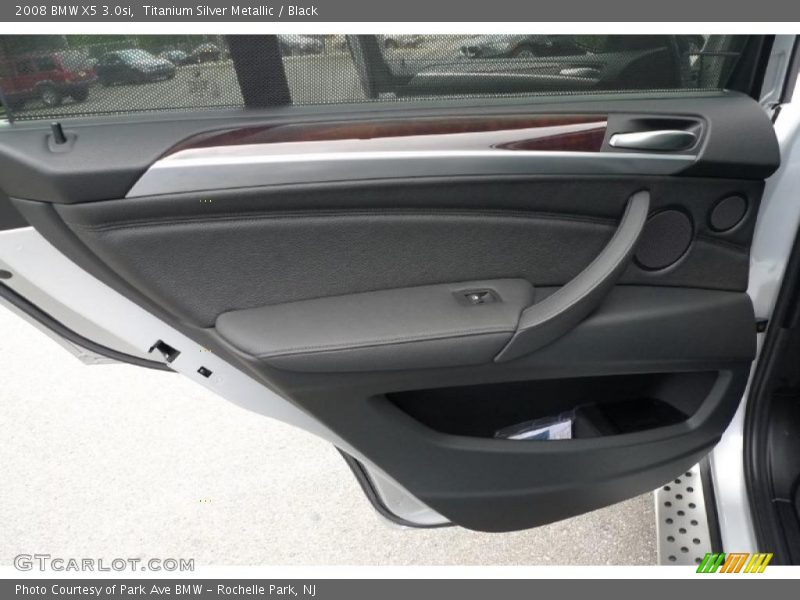 Titanium Silver Metallic / Black 2008 BMW X5 3.0si