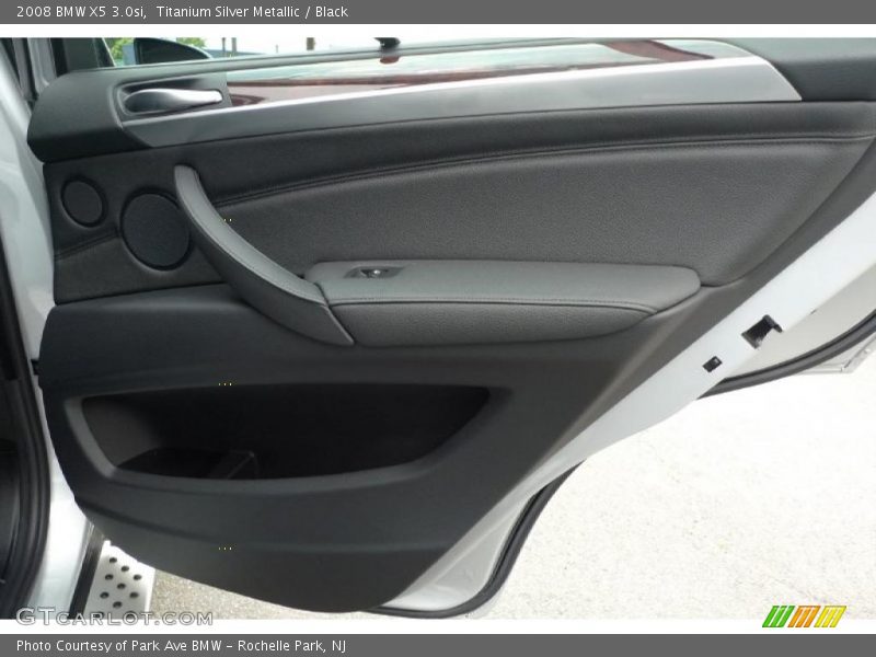 Titanium Silver Metallic / Black 2008 BMW X5 3.0si