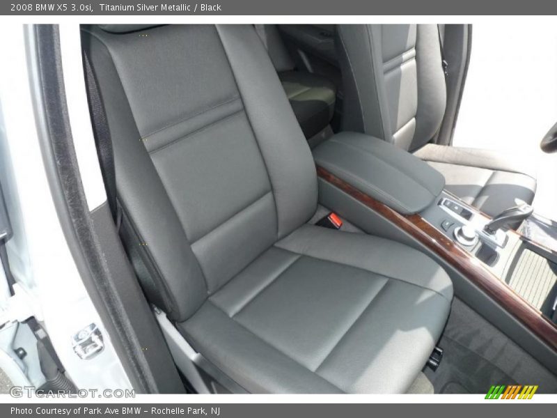 Titanium Silver Metallic / Black 2008 BMW X5 3.0si