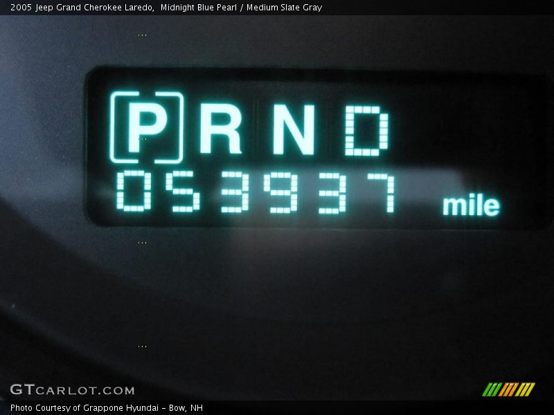 Midnight Blue Pearl / Medium Slate Gray 2005 Jeep Grand Cherokee Laredo