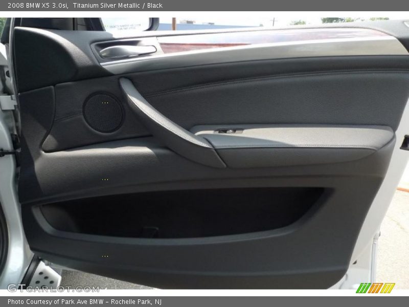 Titanium Silver Metallic / Black 2008 BMW X5 3.0si