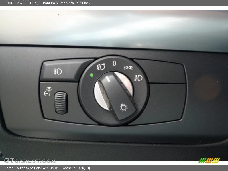 Titanium Silver Metallic / Black 2008 BMW X5 3.0si