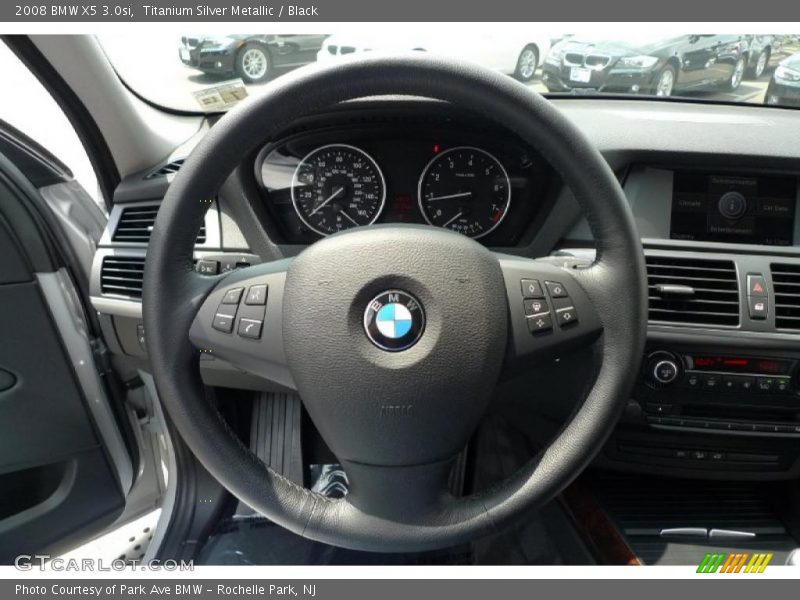 Titanium Silver Metallic / Black 2008 BMW X5 3.0si