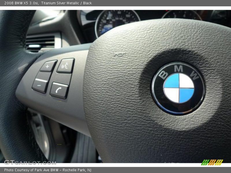 Titanium Silver Metallic / Black 2008 BMW X5 3.0si