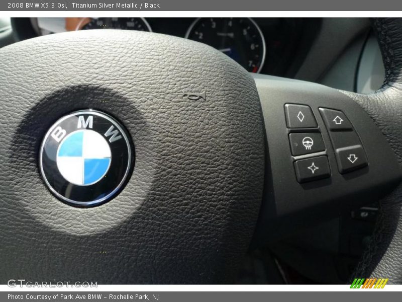 Titanium Silver Metallic / Black 2008 BMW X5 3.0si