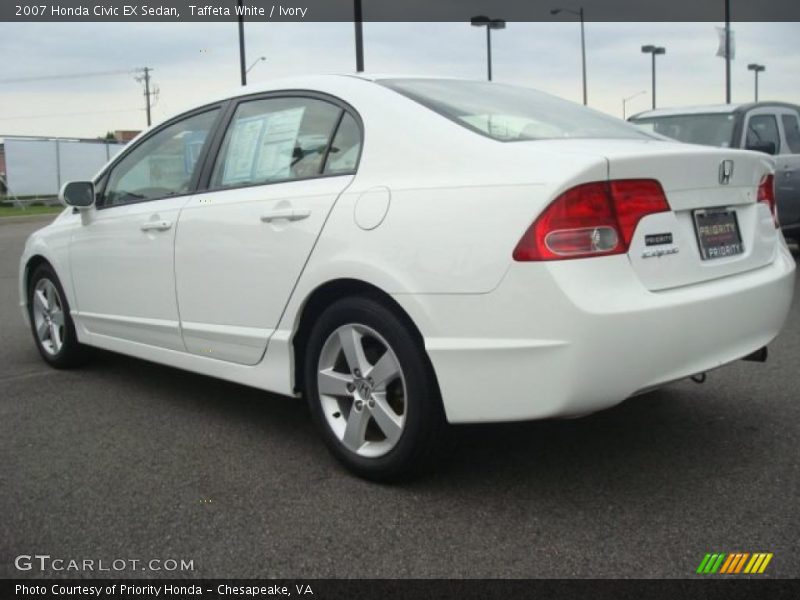 Taffeta White / Ivory 2007 Honda Civic EX Sedan