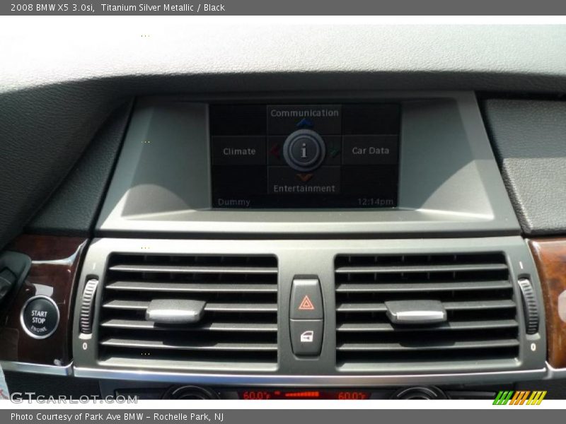 Titanium Silver Metallic / Black 2008 BMW X5 3.0si