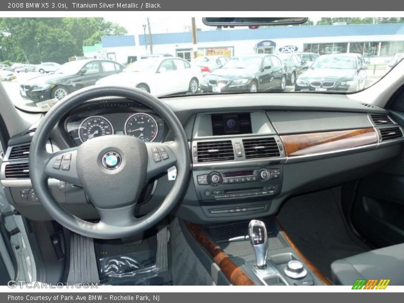 Titanium Silver Metallic / Black 2008 BMW X5 3.0si