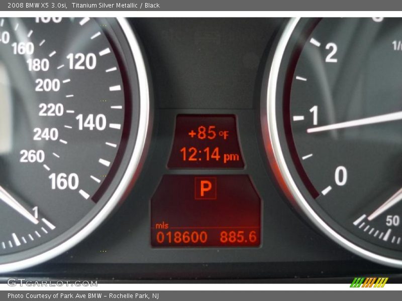 Titanium Silver Metallic / Black 2008 BMW X5 3.0si