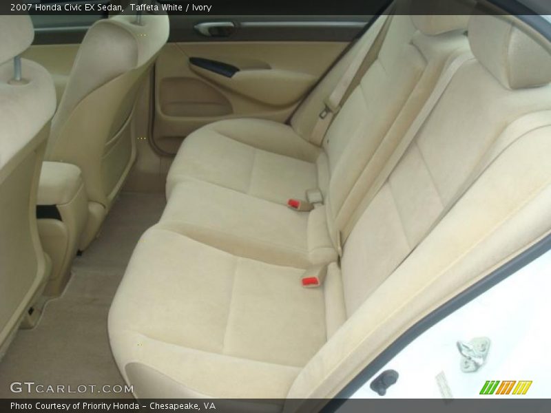 Taffeta White / Ivory 2007 Honda Civic EX Sedan