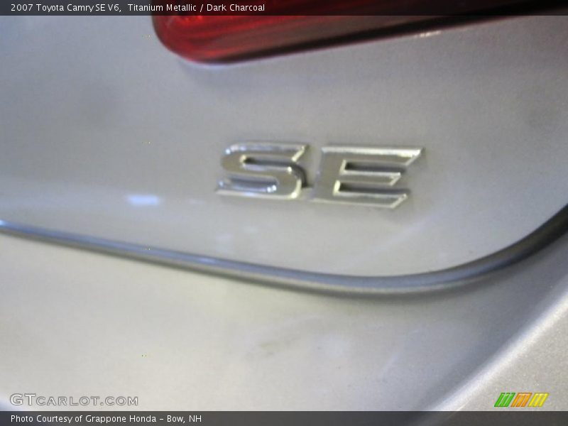 Titanium Metallic / Dark Charcoal 2007 Toyota Camry SE V6