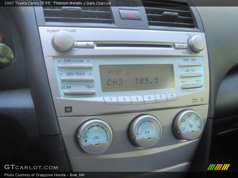 Titanium Metallic / Dark Charcoal 2007 Toyota Camry SE V6