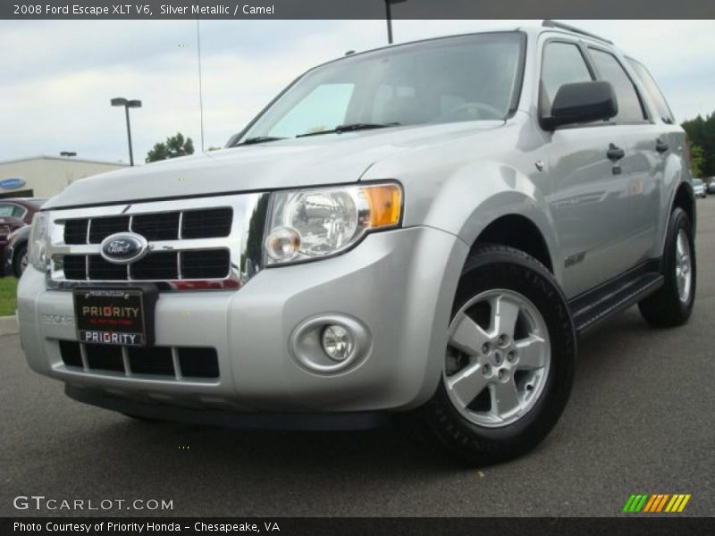 Silver Metallic / Camel 2008 Ford Escape XLT V6