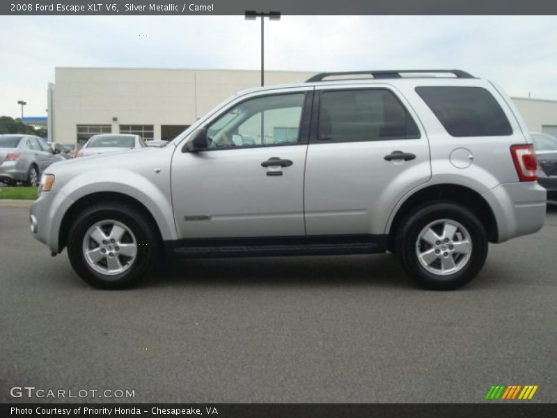 Silver Metallic / Camel 2008 Ford Escape XLT V6
