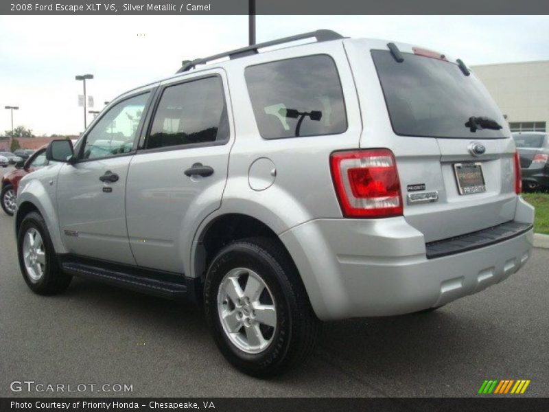 Silver Metallic / Camel 2008 Ford Escape XLT V6