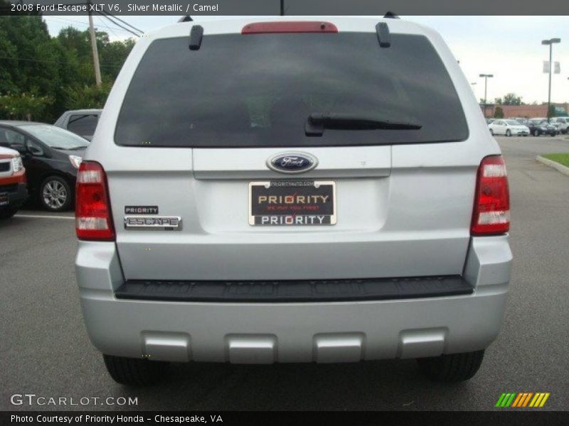 Silver Metallic / Camel 2008 Ford Escape XLT V6