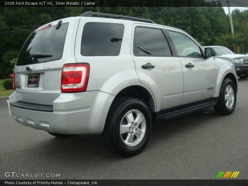 Silver Metallic / Camel 2008 Ford Escape XLT V6