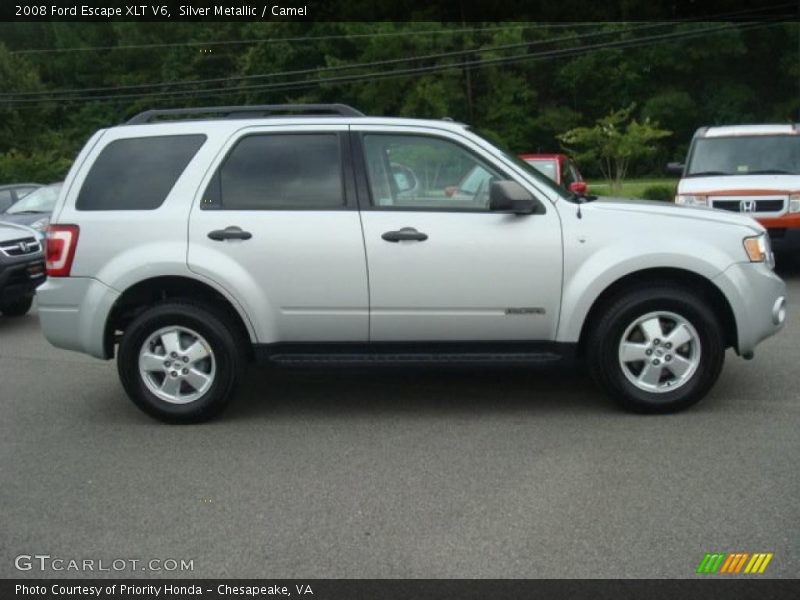 Silver Metallic / Camel 2008 Ford Escape XLT V6