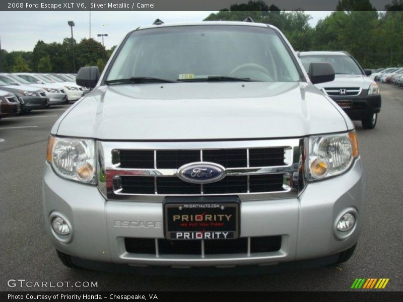 Silver Metallic / Camel 2008 Ford Escape XLT V6