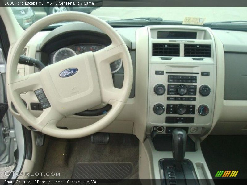 Silver Metallic / Camel 2008 Ford Escape XLT V6