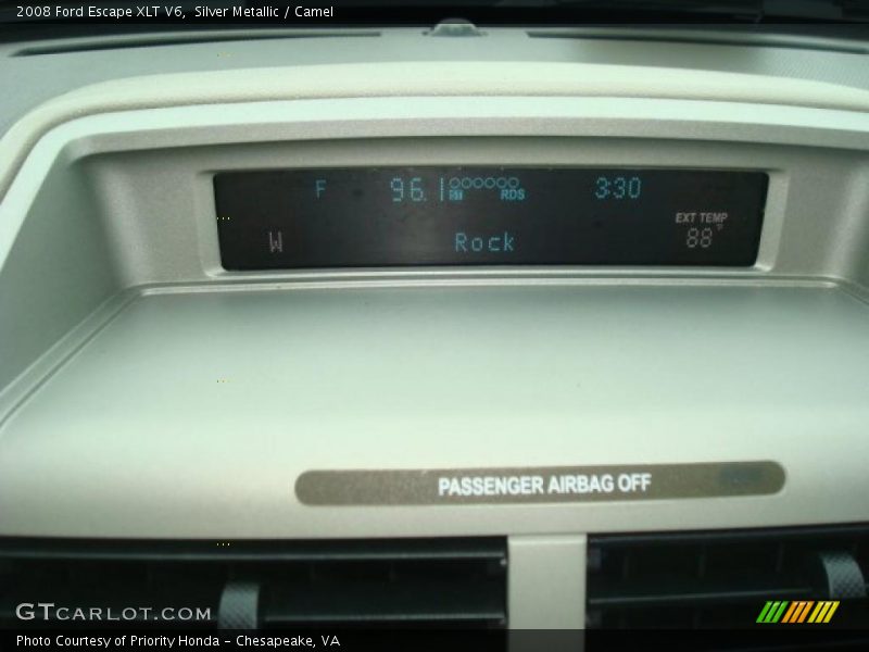 Silver Metallic / Camel 2008 Ford Escape XLT V6