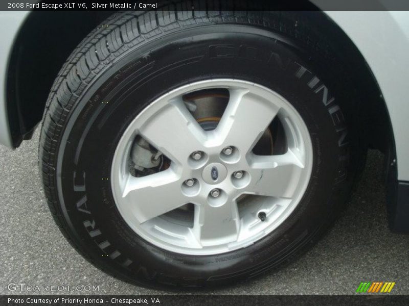 Silver Metallic / Camel 2008 Ford Escape XLT V6