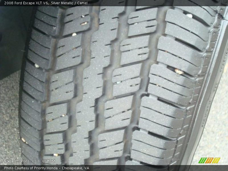 Silver Metallic / Camel 2008 Ford Escape XLT V6
