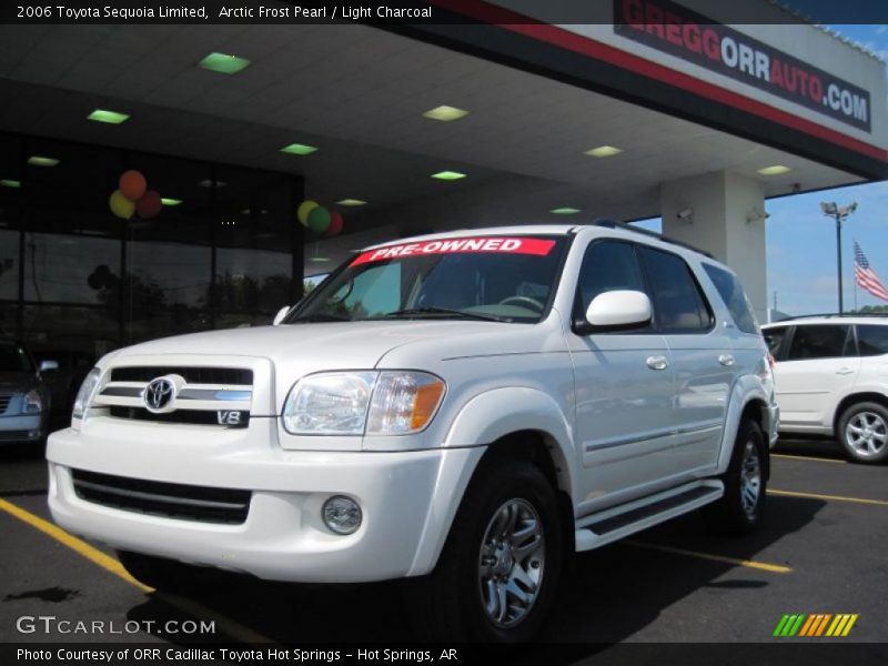 Arctic Frost Pearl / Light Charcoal 2006 Toyota Sequoia Limited